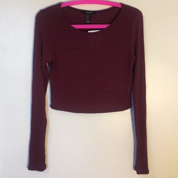 burgundy tops forever 21